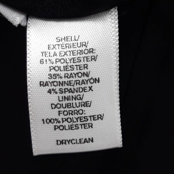 Ann Taylor Loft Acedemia Aline Floral Laser Cutout Scalloped Hem Skirt Blk Sz 6 - Picture 11 of 12